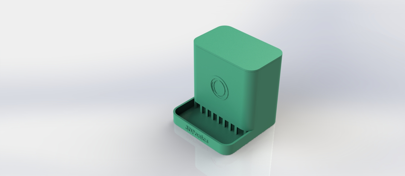 Parametric Birdhouse Base- Free STL Download by 3Dponics