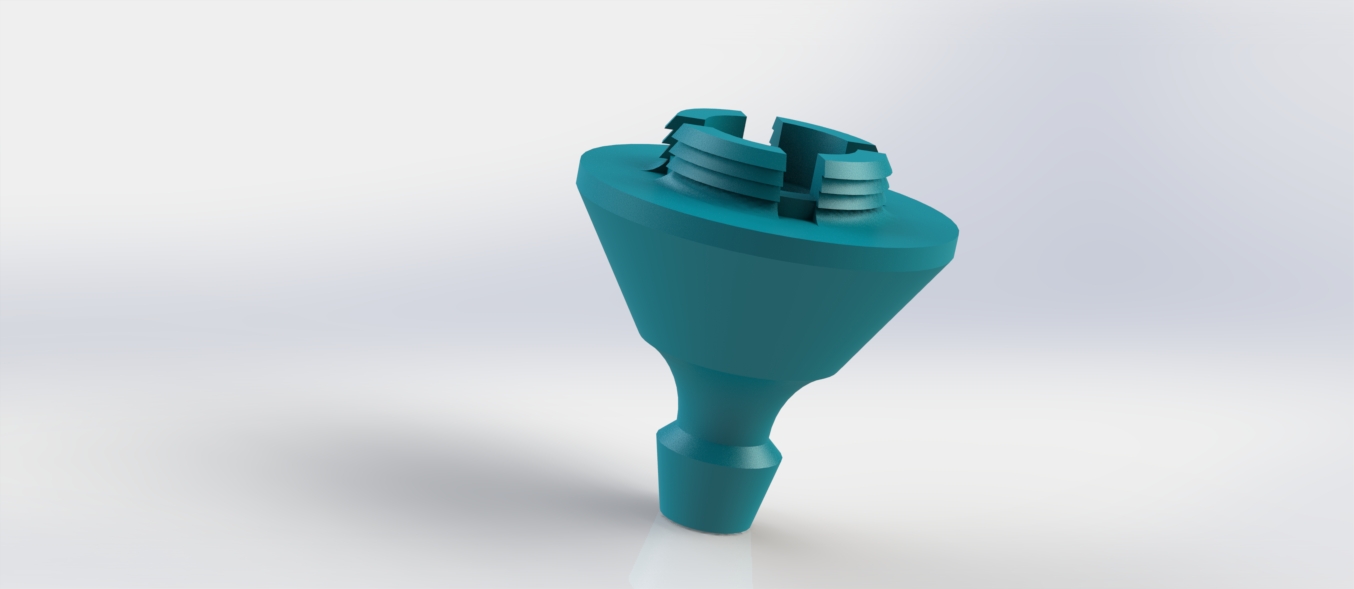 3Dponics Pot Plug with Nozzle