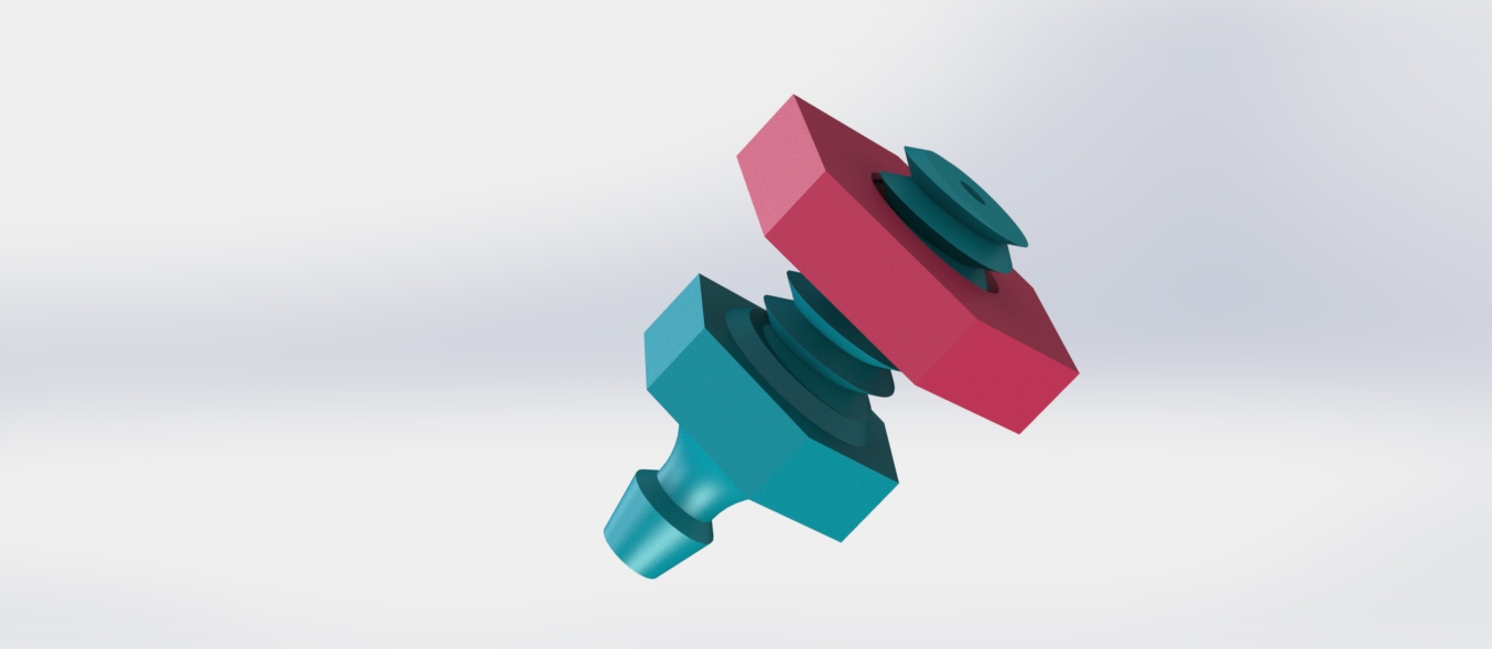 3Dponics Pot Plug with Nut
