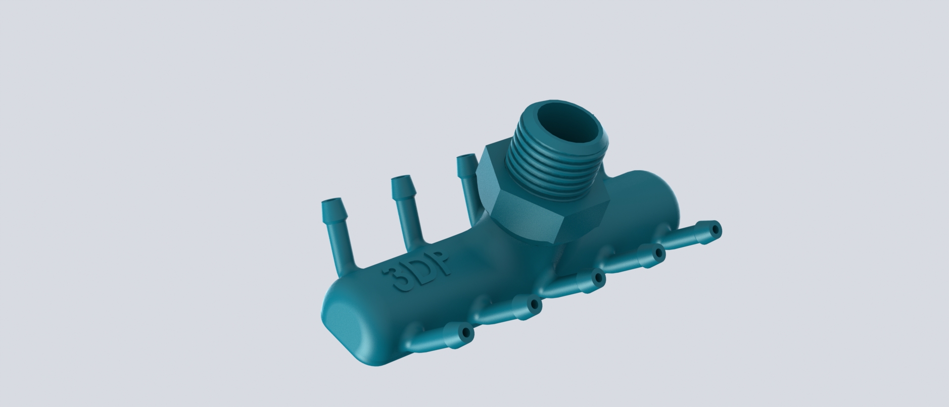 3Dponics Pump Connector - Customizable Gardening Hacks