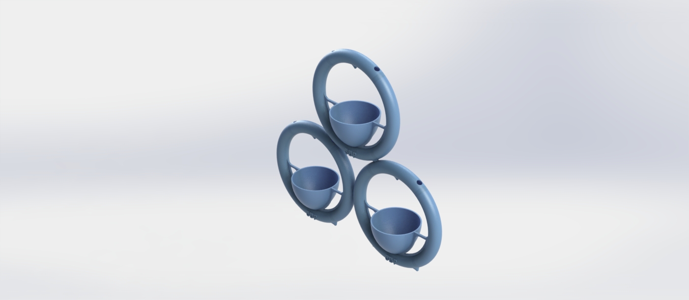 3Dponics Snap and Grow Ring Pot for Hydroponics System