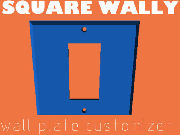 3Dponics Wall Plate Customizer