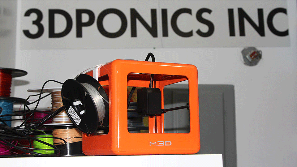 3Dponics Tests Out M3D-Micro 3D Printer